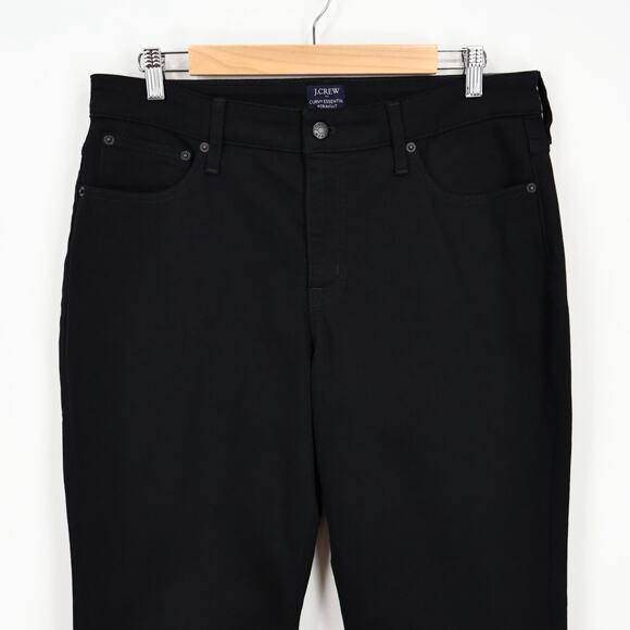 NWT J.Crew Factory Curvy Essential Straight Jean All-Day Stretch Black Size 31 P - Picture 5 of 10